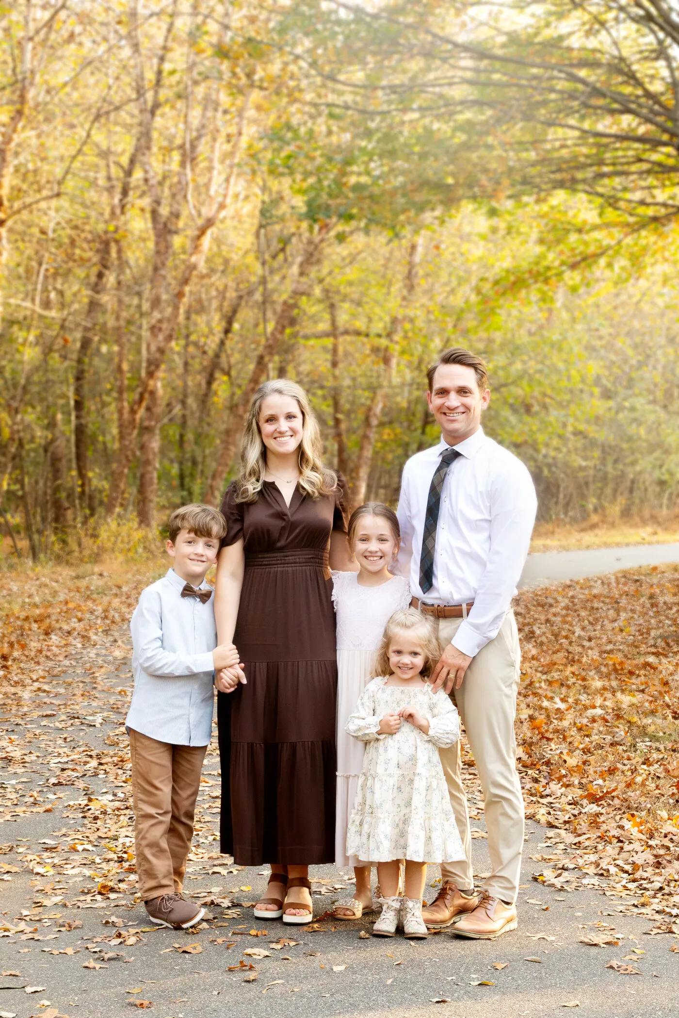 The Schneiber family behind The Heritage Barn.